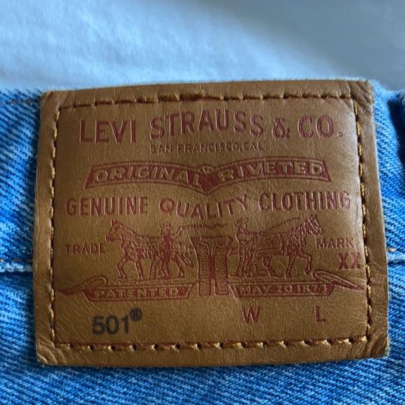 Levi’s 501® Original Women's Shorts size 26 color Athens Empire - Picture 3 of 3